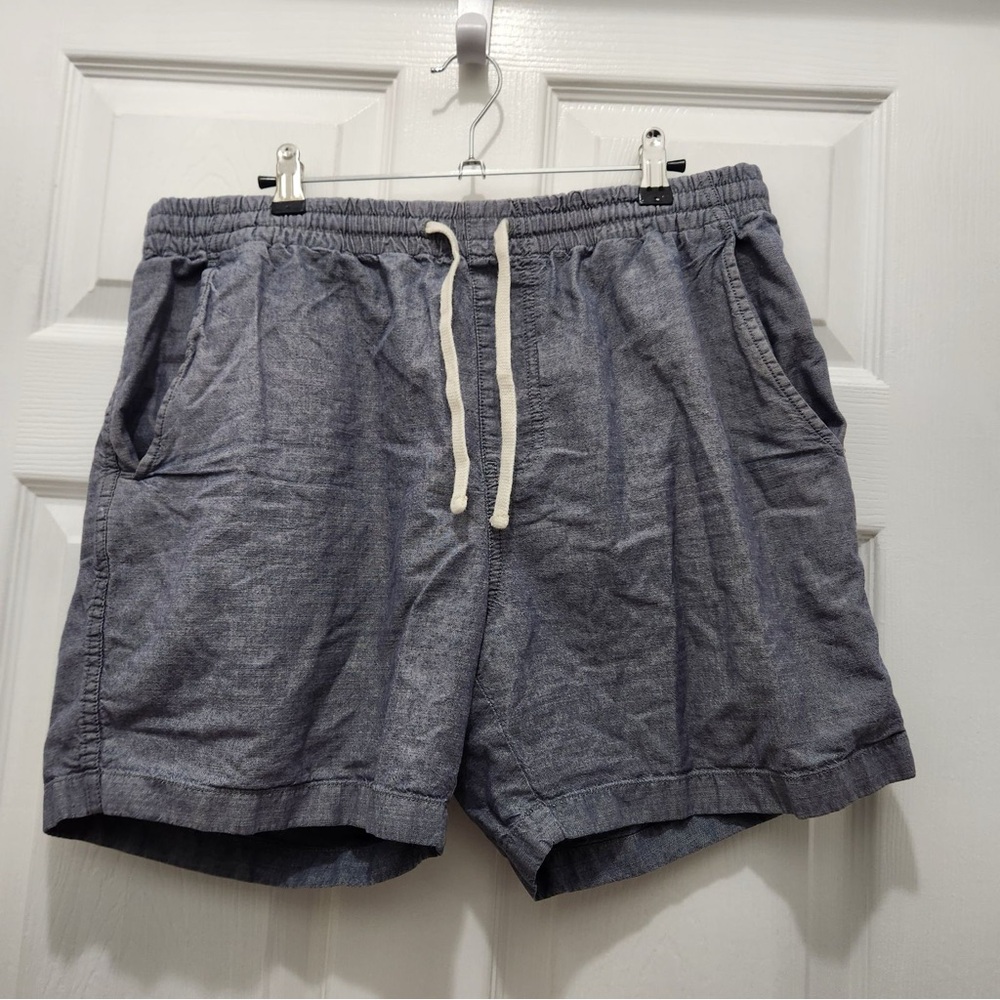 J. Crew Men's Chambray Cotton Drawstring Shorts